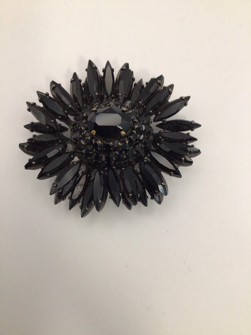 Black Vintage Brooch